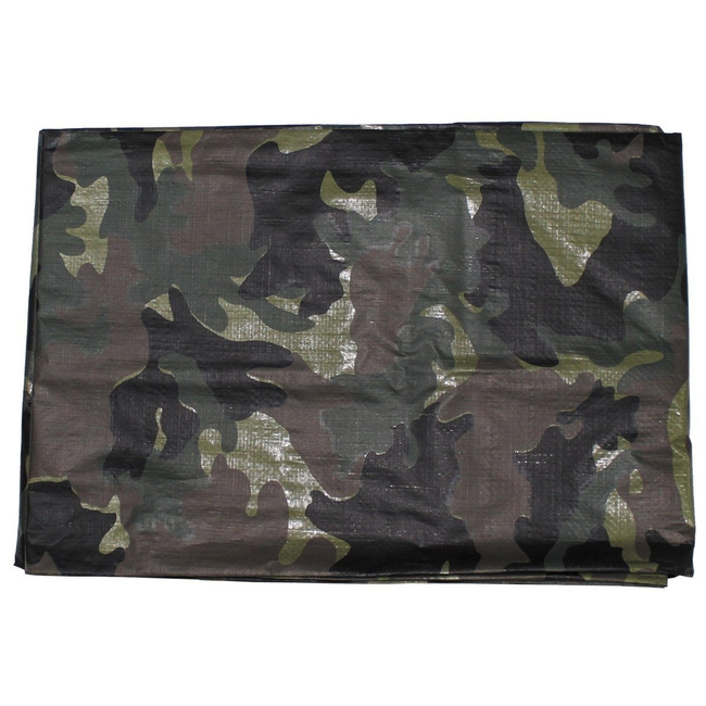 POLYESTER TARPAULIN - MFH® - WOODLAND - 200 x 300 CM
