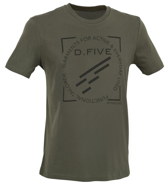 PRINTED T-SHIRT - D.FIVE - KHAKI