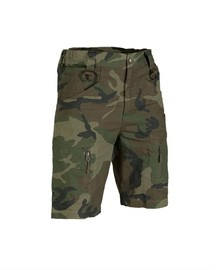COTTON ASSAULT SHORTS RIPSTOP - MIL-TEC® - WOODLAND