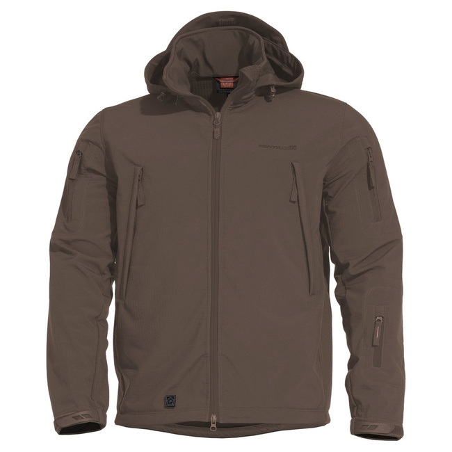 SOFTSHELL JACKET - ARTAXES ESCAPE - PENTAGON - TERRA BROWN