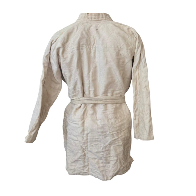 3 PIECE JUDO SUIT 100% COTTON - JACKET, PANTS, BELT - ROMANIAN ARMY MILITARY SURPLUS - USED