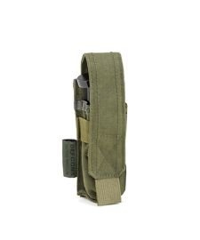 SINGLE POUCH FOR PISTOL MAGAZINE - CAL. 9 MM - DEFCON 5® - OD GREEN