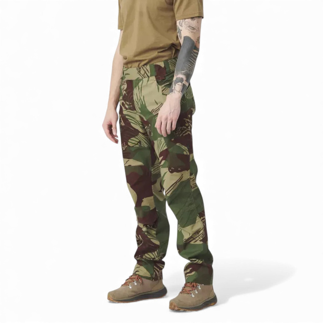 URBAN UTP TACTICAL PANTS - POLYCOTTON STRETCH RIPSTOP - RHODESIAN CAMO - HELIKON-TEX