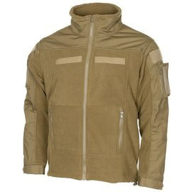 MFH COMBAT JACKET - FLEECE - COYOTE TAN