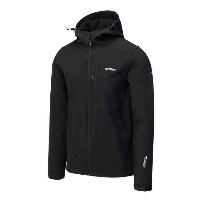 CAEN SOFTSHELL JACKET FOR MEN - BLACK - MAGNUM