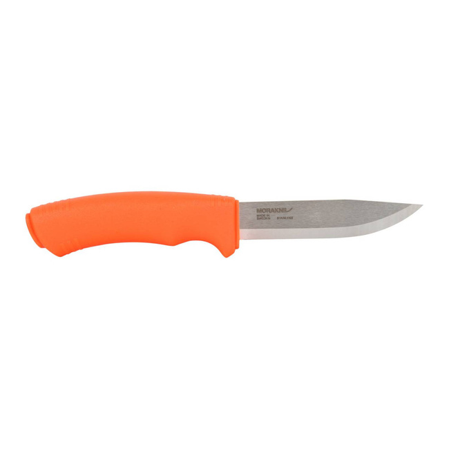 KNIFE - BUSHCRAFT SURVIVAL - WITH SHEATH, SHARPENER AND FIRE STARTER - MORAKNIV® - ORANGE