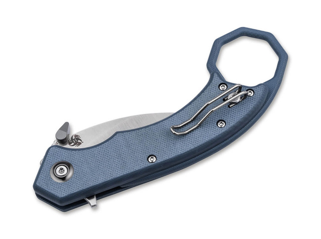 POCKET KNIFE HEL KARAMBIT - BLUE/GREY - BOKER PLUS