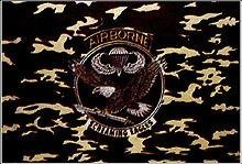 FLAG (91 x 152) cm U.S. AIRBORNE CAMO