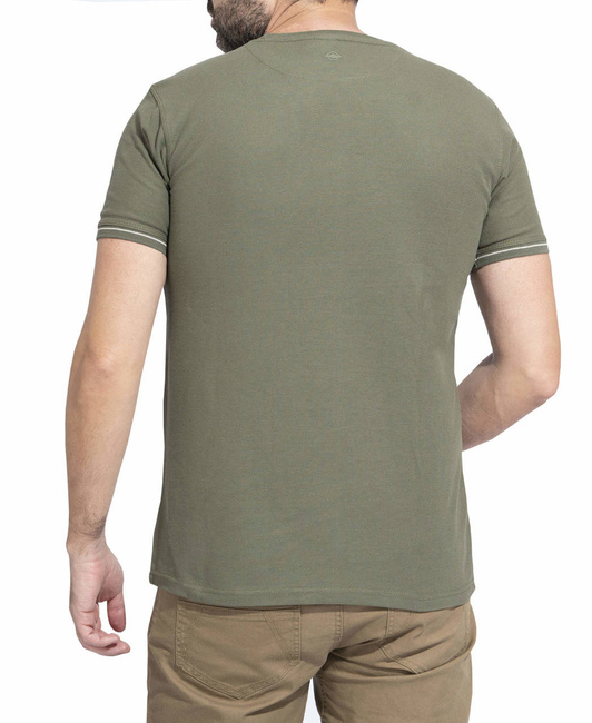 T-SHIRT - "LEVANTES CREWNECK STRIPES" - PENTAGON® - BLACK