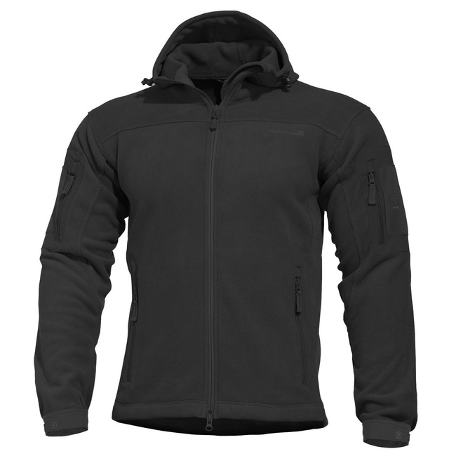 FLEECE JACKET - HERCULES - PENTAGON  - BLACK