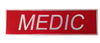 Emblema MEDIC-SMURD spate cu aplicare prin coasere