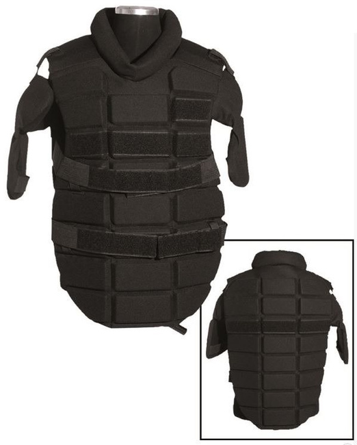 BLACK ANTI RIOT CHEST PROTECTOR