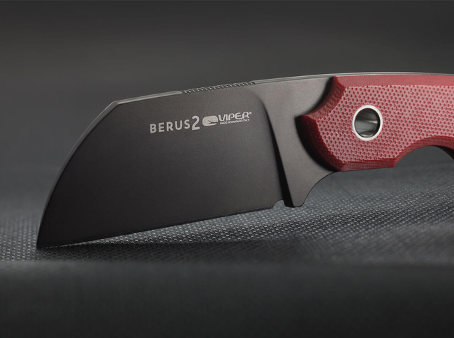 Fixed Blade Knife - Berus 2 G10 - Viper® - Red DLC