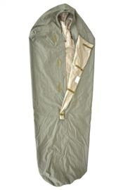 Dutch army o.d. sleeing bag cover w/ velcro closur