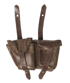Austr. Leather 2-pc.cartridge Pouch Used