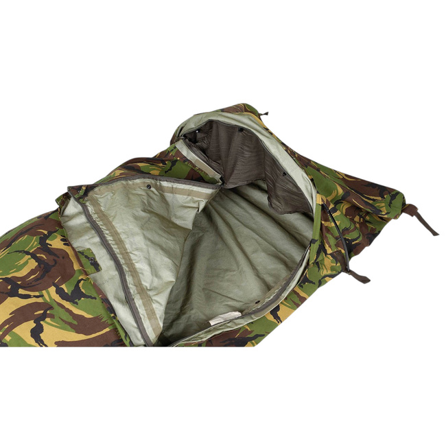 SLEEPING BAG - HOOPED BIVY - DUTCH ARMY MILITARY SURPLUS - CAMO - USED