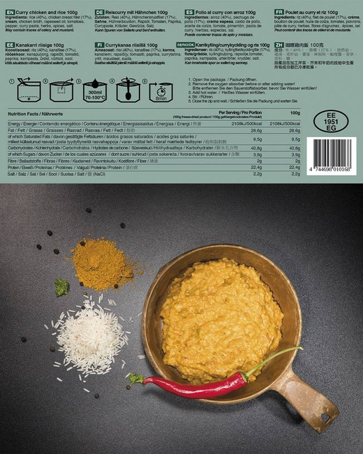 TACTICAL FOODPACK® CURRY CHICKEN AND RICE