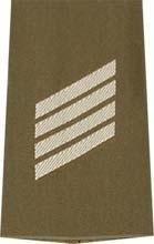 GERMAN ARMY O.D./SILVER SHOULDER LOOPS ´STABSGEFREITER´