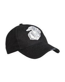 BLACK ′MARINES′ SANDWICH BASEBALL CAP