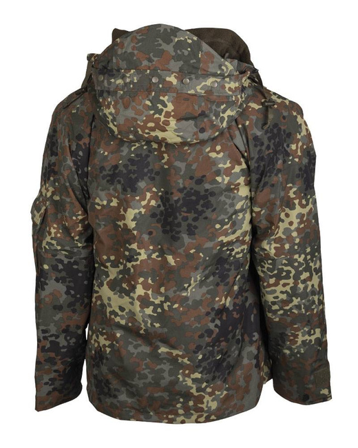 WET WEATHER JACKET WITH FLEECE LINING - CAMOUFLAGE FLECKTARN - MIL-TEC