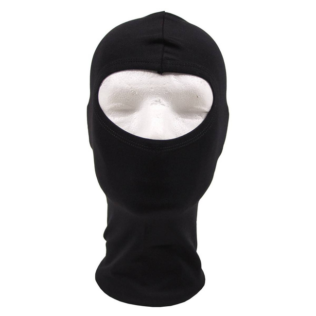 BALACLAVA - 1 HOLE - THIN - BLACK