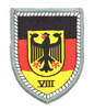GENUINE GERMAN ARMY ASSOCIATION BADGE "WEHRBEREICHSKOMMANDO VIII"