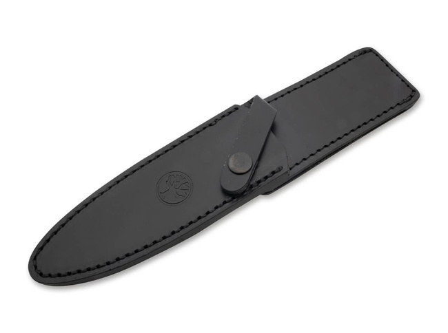 LEATHER SHEATH APPLEGATE I - BLACK - BOKER