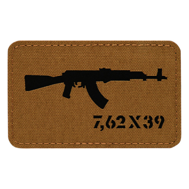 AKM PATCH 7,62 x 39 LASER CUT - COYOTE/BLACK - M-TAC