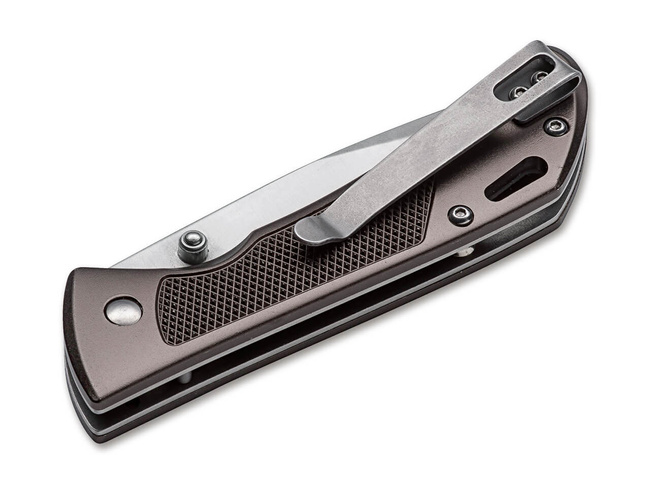 POCKET KNIFE ADVANCE CHECKERING DARK BRONZE - MAGNUM BY BOKER