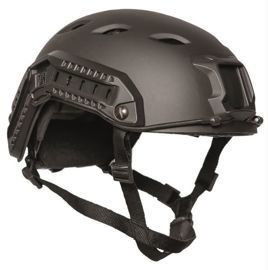 US Black ′FAST′ W/RAIL PARATROOPER HELMET