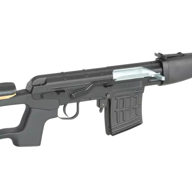 SVD AIRSOFT BOLT ACTION SNIPER RIFLE  - BLACK - AGM