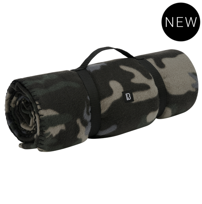 FLEECE BLANKET - DARK CAMO - BRANDIT
