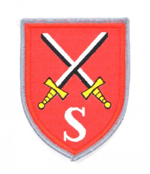 GENUINE GERMAN ARMY ASSOCIATION BADGE "RAKETENSCHULE DER ARTILLERIE"