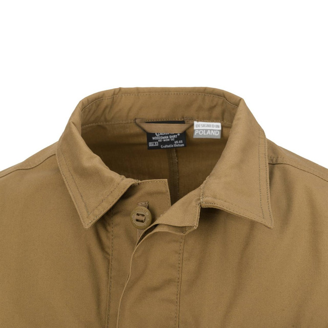 LONG SLEEVE SHIRT - "WOODSMAN®" - Helikon Tex® - COYOTE/TAIGA GREEN