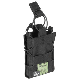 MAGAZINE POUCH - BUNGEE LOCK - BLACK - MFH