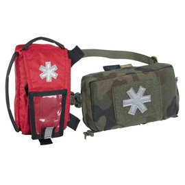 SET OF POUCH AND INSERT FOR FIRST AID KIT - MODULAR INDIVIDUAL MED KIT® - Helikon-Tex® - PL WOODLAND
