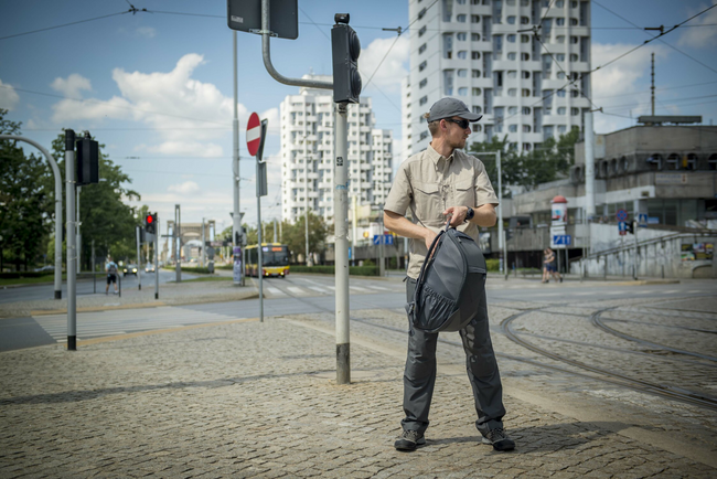 SHORT-SLEEVED SHIRT - DEFENDER MK2® - POLYCOTTON RIPSTOP - Helikon-Tex® - PINE GREEN 