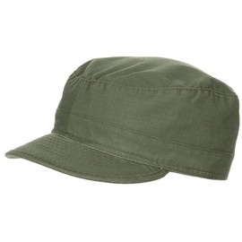 US BDU FIELD CAP - MFH - OD GREEN STONEWASHED