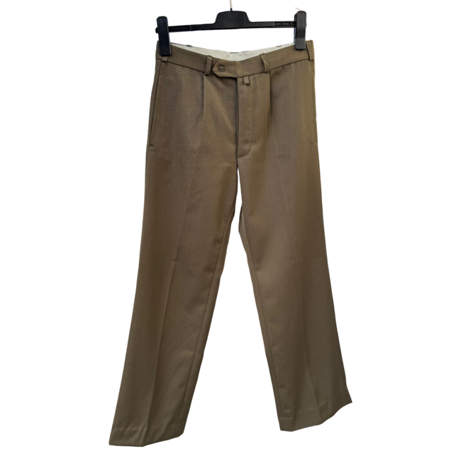 UNIFORM PANTS - ROMANIAN MILITARY SURPLUS - OLIVE - IN GOOD CONDITION