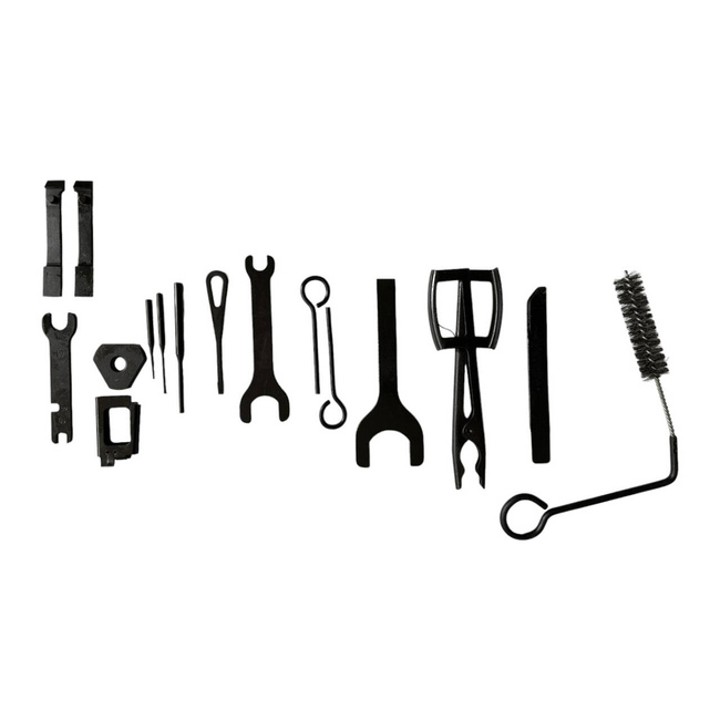 CLEANING AND ADJUSTMENT KIT - MILITARY SURPLUS ROMANIAN ARMY - GREEN OD - IN GOOD CONDITION