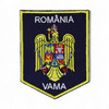 Emblema scut Vama - 8,5 x 6,5 cm - Suport Bleumarin - Cu aplicare prin coasere