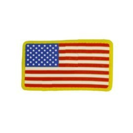 Patch USA flag - 3D plastic