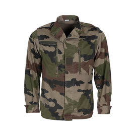 F2 field shirt - French army military surplus - CCE camouflage - Used