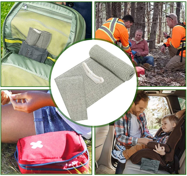 ISRAELI BANDAGE - 6 IN/15 CM - PORTABLE VACUUM PACK