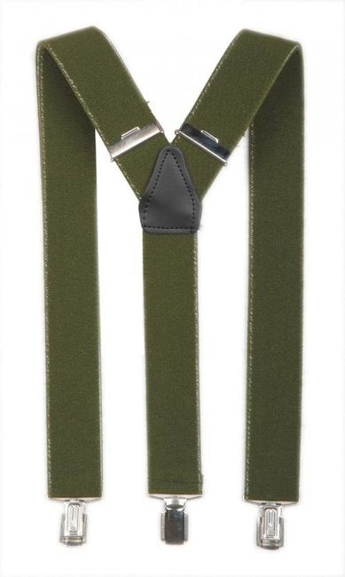 SUSPENDERS OLIVE