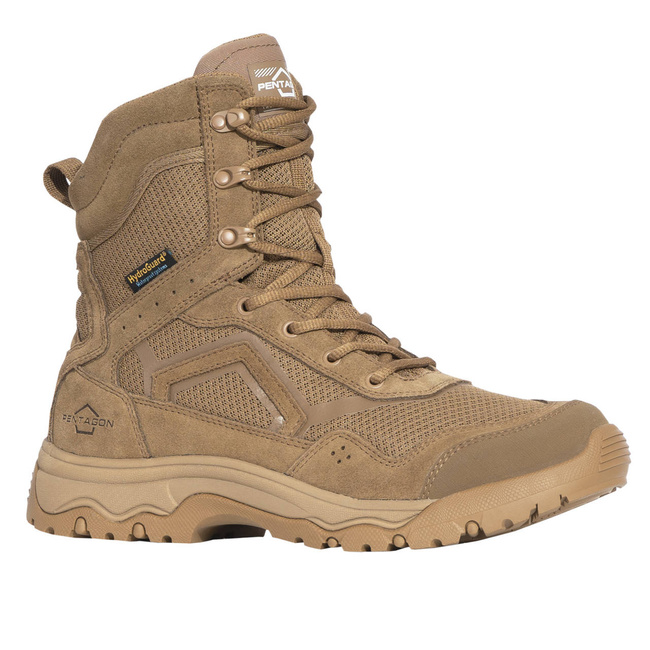 TACTICAL SUEDE BOOTS - SCORPION V2 - PENTAGON® - COYOTE -  HEIGHT 8"