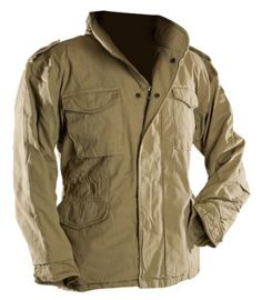 FIELD JACKET US ´VINTAGE´ M65 STONE-WASHED SAND COLOUR