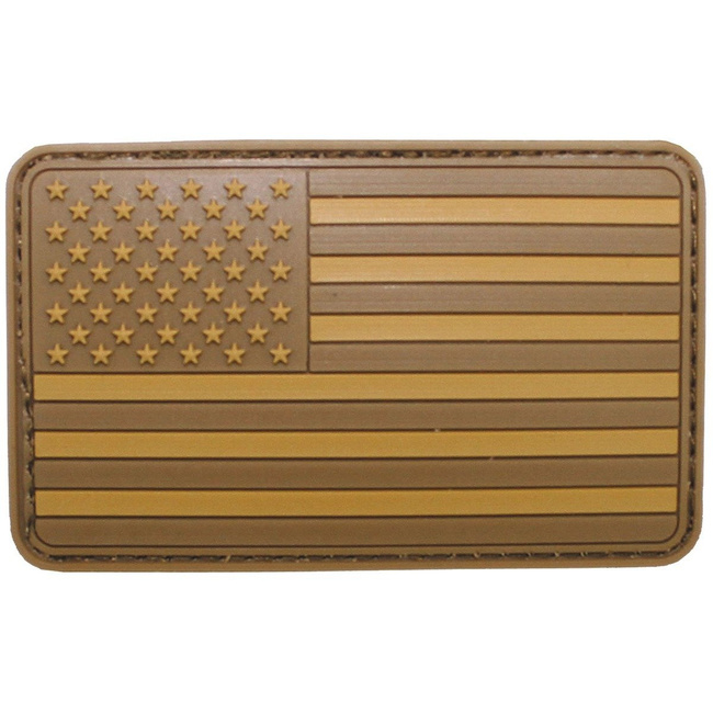 Velcro Patch, "USA", 3D, size: 8 x 5 cm