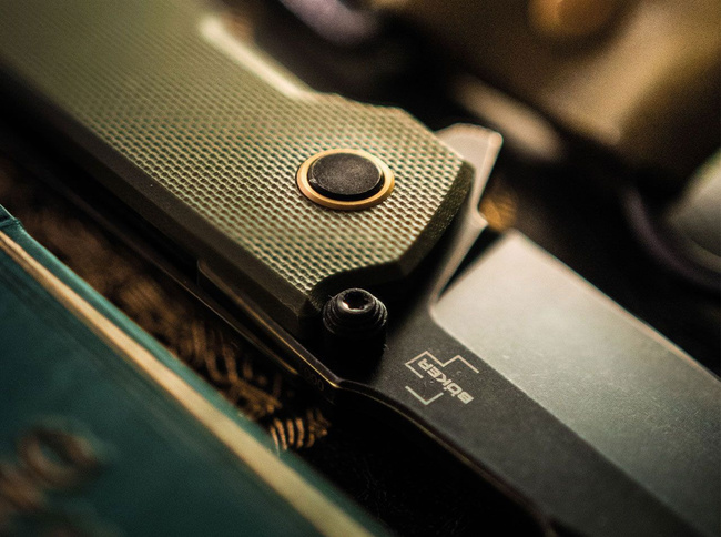 KNIFE WITH ASSISTED OPENER KIHON ASSISTED OD GREEN - BOKER PLUS