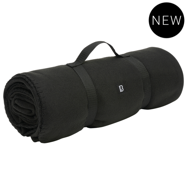 FLEECE BLANKET - BLACK - BRANDIT